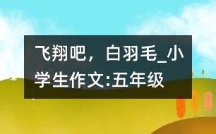 飛翔吧，白羽毛_小學生作文:五年級