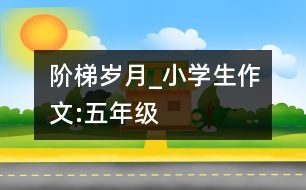 階梯、歲月_小學(xué)生作文:五年級(jí)