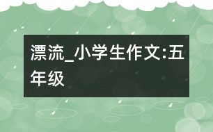 漂流_小學(xué)生作文:五年級
