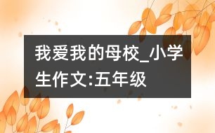 我愛我的母校_小學(xué)生作文:五年級