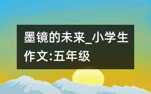 墨鏡的未來(lái)_小學(xué)生作文:五年級(jí)