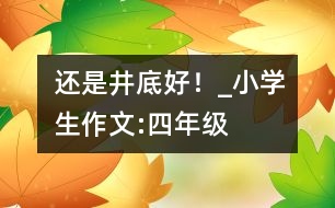還是井底好！_小學生作文:四年級