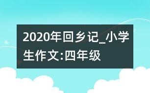 2020年回鄉(xiāng)記_小學生作文:四年級