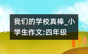 我們的學(xué)校,真棒!_小學(xué)生作文:四年級(jí)