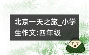 北京一天之旅_小學(xué)生作文:四年級(jí)