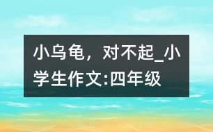 “小烏龜”，對不起_小學(xué)生作文:四年級
