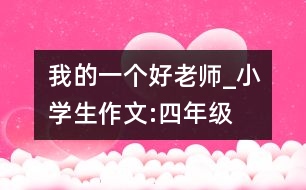 我的一個(gè)好老師_小學(xué)生作文:四年級(jí)
