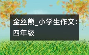 金絲熊_小學(xué)生作文:四年級