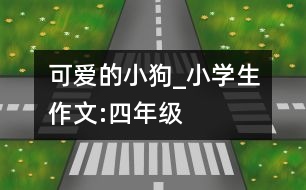 可愛(ài)的小狗_小學(xué)生作文:四年級(jí)