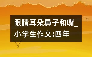 眼睛、耳朵、鼻子和嘴_小學生作文:四年級