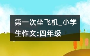 第一次坐飛機(jī)_小學(xué)生作文:四年級