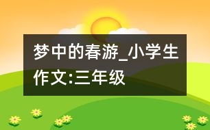 夢(mèng)中的春游_小學(xué)生作文:三年級(jí)
