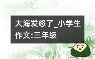 大海發(fā)怒了_小學(xué)生作文:三年級
