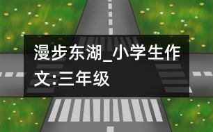漫步東湖_小學生作文:三年級