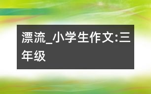 漂流_小學(xué)生作文:三年級