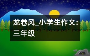 龍卷風_小學生作文:三年級