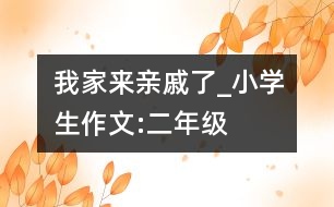我家來(lái)親戚了_小學(xué)生作文:二年級(jí)