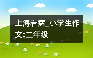 上海看病_小學生作文:二年級