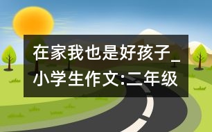 在家我也是好孩子_小學生作文:二年級