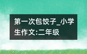 第一次包餃子_小學(xué)生作文:二年級(jí)