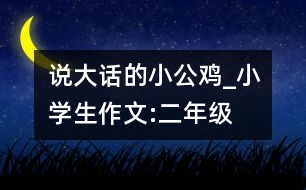 說大話的小公雞_小學(xué)生作文:二年級(jí)