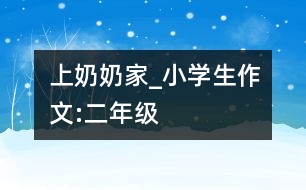 上奶奶家_小學生作文:二年級