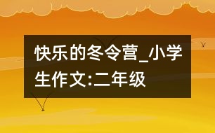 快樂的冬令營(yíng)_小學(xué)生作文:二年級(jí)