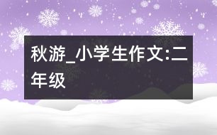 秋游_小學生作文:二年級