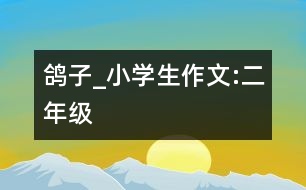 鴿子_小學生作文:二年級