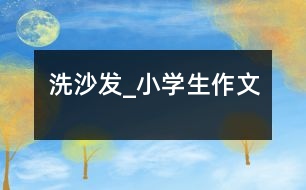 洗沙發(fā)_小學生作文