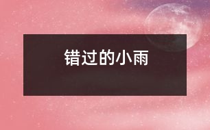 錯過的小雨