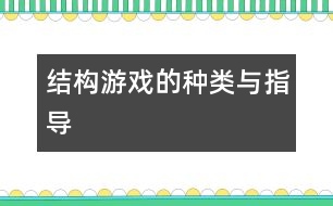 結(jié)構(gòu)游戲的種類(lèi)與指導(dǎo)