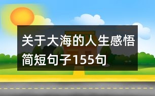 關于大海的人生感悟簡短句子155句