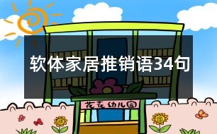 軟體家居推銷(xiāo)語(yǔ)34句