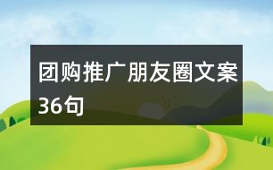 團(tuán)購?fù)茝V朋友圈文案36句