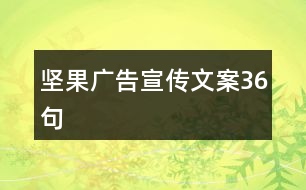 堅(jiān)果廣告宣傳文案36句