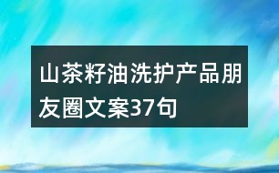 山茶籽油洗護產(chǎn)品朋友圈文案37句