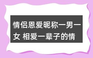 情侶恩愛昵稱一男一女 相愛一輩子的情侶名字325個(gè)