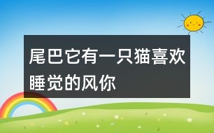 “尾巴它有一只貓”“喜歡睡覺的風(fēng)”你還有哪些有趣的說法？