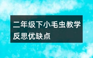 二年級(jí)下小毛蟲(chóng)教學(xué)反思優(yōu)缺點(diǎn)