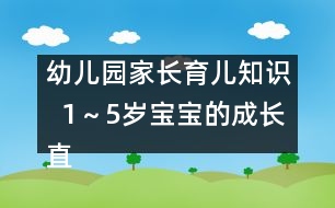 幼兒園家長育兒知識(shí)  1～5歲寶寶的成長直通車
