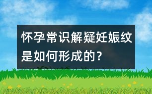 懷孕常識解疑：妊娠紋是如何形成的？