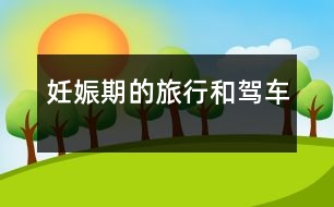 妊娠期的旅行和駕車(chē)