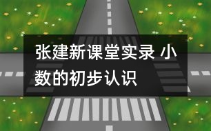 張建新課堂實錄 小數(shù)的初步認(rèn)識