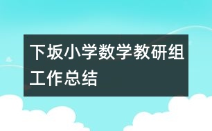 下坂小學數(shù)學教研組工作總結