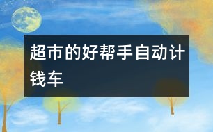 超市的好幫手——自動(dòng)計(jì)錢(qián)車(chē)