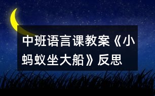 中班語(yǔ)言課教案《小螞蟻?zhàn)蟠贩此?></p>
<h3>1、中班語(yǔ)言課教案《小螞蟻?zhàn)蟠贩此?/h3><p><strong>【活動(dòng)目標(biāo)】</strong></p><p> 1、引導(dǎo)幼兒講述畫(huà)面內(nèi)容,掌握和理解兒歌內(nèi)容,并進(jìn)行認(rèn)讀。</p><p> 2、培養(yǎng)幼兒對(duì)漢字的興趣以及體會(huì)和同伴合作的愉快。</p><p> 3、通過(guò)多媒體教學(xué),初步理解故事內(nèi)容,記住故事的主要情節(jié)。</p><p> 4、萌發(fā)對(duì)文學(xué)作品的興趣。</p><p><strong>【活動(dòng)準(zhǔn)備】</strong></p><p> 1、多媒體課件一套。</p><p> 2、《美麗的幼兒園》圖書(shū)若干,數(shù)量為幼兒人數(shù)的一半。</p><p> 3、兒歌錄音磁帶;錄音機(jī)一臺(tái)。</p><p><strong>【活動(dòng)過(guò)程】</strong></p><p> 1、出示背景畫(huà),引起幼兒的興趣。</p><p> 師:今天老師請(qǐng)來(lái)一位朋友,你們看,它是誰(shuí)呀?(背景圖上出現(xiàn)螞蟻問(wèn))</p><p> 幼A:螞蟻。</p><p> 幼B:一只小螞蟻。</p><p> 師:對(duì)是螞蟻。(邊說(shuō)邊在螞蟻圖旁出示詞語(yǔ)“螞蟻”)</p><p> 師:小螞蟻呀要給我們講一個(gè)故事,聽(tīng),他在講些什么呢?</p><p> 2、幼兒聽(tīng)錄音:兒歌《小螞蟻?zhàn)蟠?/p><p> (評(píng)析:背景動(dòng)畫(huà)的出現(xiàn),能吸引幼兒的注意力,激發(fā)他們學(xué)習(xí)的欲望。引出兒歌內(nèi)容時(shí)我將他設(shè)置成了一個(gè)小懸念:聽(tīng),他在講些什么呢?再次抓住幼兒的注意力,調(diào)動(dòng)他們想象的積極性、主動(dòng)性,后以螞蟻?zhàn)允龅男问阶層變航鈨焊璧膬?nèi)容,也為后面的學(xué)習(xí)作好準(zhǔn)備。)</p><p> 3、引導(dǎo)幼兒講述畫(huà)面內(nèi)容(結(jié)合幼兒回答進(jìn)行課件演示)</p><p> (1)師:小螞蟻說(shuō)他在干什么?</p><p> 幼A:小螞蟻說(shuō)他坐在一只大船上。</p><p> 幼B:小螞蟻說(shuō)他坐大船。</p><p> 師:小螞蟻呀坐的是大船,我們來(lái)看看他坐上大船神氣不神氣。(課件演示,并出示“小螞蟻,坐大船?!?</p><p> 師:我們一起來(lái)讀讀這句話。(幼兒齊讀“小螞蟻,坐大船。”)</p><p> (2)師:請(qǐng)小朋友仔細(xì)看圖,你知道小螞蟻的大船在什么地方行駛呀?大家可以一桌上的幾個(gè)小朋友相互說(shuō)說(shuō)看。(先交流后提問(wèn))</p><p> 幼A:大船在河里行駛。</p><p> 幼B:大船在池塘里行駛。</p><p> 幼C:大船在小溪中行駛。</p><p> 師:大家說(shuō)的都不錯(cuò),不過(guò)剛才小螞蟻?zhàn)詡€(gè)說(shuō)的是“順著溪流駛向前。”(同時(shí)也示這句話)“溪流”跟“小溪”差不多。有誰(shuí)知道這里的“駛向前”是什么意思嗎?(理解詞語(yǔ)意思)我們把這句話也一起來(lái)讀一讀。</p><p> (3)師:大家都知道小螞蟻有一只大船,那你知不知道小螞蟻的這只是用什么做成的呢?</p><p> 幼A:是用花瓣做的。</p><p> 幼B:它是一片小花瓣。</p><p> 師:對(duì)了,小螞蟻的這只大船原來(lái)只是一片小花瓣,(出示:要問(wèn)大船有多大,原來(lái)是片小花瓣。)對(duì)于一只小螞蟻而言,小花瓣也可算得上是一只大船了是不是,有趣不有趣?我們把這兩句也來(lái)讀一讀。</p><p> (4)小結(jié):原來(lái)小螞蟻給我們講了他坐船旅游的故事,他坐上大船在溪流中行駛,多么的開(kāi)心,多么快樂(lè),而這只大船也只不過(guò)是一片小花瓣,小螞蟻擁有這么一只大船,覺(jué)得是一種幸福,所以他把這個(gè)故事講給我們聽(tīng),和我們一起分享他的快樂(lè),你們替他高興嗎?</p><p> (評(píng)析:以多種提問(wèn)的形式,結(jié)合生動(dòng)形象的課件演示,幫助幼兒觀察畫(huà)面,,進(jìn)一步了解兒歌的內(nèi)容,并進(jìn)行完整的講述。在學(xué)習(xí)理解第二句“順著溪流駛向前”時(shí),采用相互說(shuō)說(shuō)的方式,讓幼兒共同討論,交流,充分調(diào)動(dòng)幼兒的參與性,體現(xiàn)幼兒的主體性,同時(shí)也體會(huì)到了合作時(shí)的愉快。)</p><p> 4、兩兩合作,認(rèn)讀兒歌</p><p> 師:小螞蟻把這個(gè)故事用兒歌的形式告訴了我們,我們?cè)賮?lái)認(rèn)一認(rèn),記住這首兒歌,幫小螞蟻把這個(gè)故事說(shuō)給更多的人知道好嗎?</p><p> (鼓勵(lì)幼兒兩兩合作,同看一冊(cè)《美麗的幼兒園》,以互相合作閱讀的形式開(kāi)展活動(dòng),認(rèn)讀兒歌,教師可巡回指導(dǎo)。)</p><p> 5、集體念兩遍后,鼓勵(lì)幼兒進(jìn)行表演(幼兒表演朗讀時(shí),教師可再次演示課件,幫助幼兒記憶。)</p><p> 6、總結(jié)全課,結(jié)束活動(dòng)。</p><p><strong>附兒歌:《小螞蟻?zhàn)蟠?/strong></p><p> 小螞蟻,坐大船,</p><p> 順著溪流駛向前。</p><p> 要問(wèn)大船有多大,</p><p> 原來(lái)是片小花瓣。</p><p><strong>教學(xué)反思:</strong></p><p> 此次活動(dòng)圓滿結(jié)束!活動(dòng)前我為幼兒創(chuàng)設(shè)了寬松自由的活動(dòng)氛圍,讓幼兒在寬松自由的氛圍中輕松獲得鍛煉與提高。活動(dòng)過(guò)程中,幼兒表現(xiàn)的積極主動(dòng),都能用較完整的語(yǔ)言回答老師提出的問(wèn)題,并能主動(dòng)與同伴交流。</p><h3>2、中班語(yǔ)言課教案《小螞蟻?zhàn)?chē)》含反思</h3><p><strong>活動(dòng)目標(biāo):</strong></p><p> 1、熟悉故事內(nèi)容,理解小螞蟻為熊婆婆讓座的有趣情節(jié)。</p><p> 2、學(xué)說(shuō)短句“熊婆婆,來(lái)我這兒坐”。</p><p> 3、使幼兒懂得尊敬、照顧老人。</p><p> 4、引導(dǎo)幼兒細(xì)致觀察畫(huà)面,激發(fā)幼兒的想象力。</p><p> 5、萌發(fā)對(duì)文學(xué)作品的興趣。</p><p><strong>活動(dòng)重、難點(diǎn):</strong></p><p> 1、理解故事內(nèi)容,學(xué)說(shuō)短句“熊婆婆,來(lái)我這兒坐”。</p><p> 2、知道尊敬長(zhǎng)輩,待人熱情。</p><p><strong>活動(dòng)準(zhǔn)備:</strong></p><p> 1、經(jīng)驗(yàn)準(zhǔn)備:幼兒已有的坐車(chē)經(jīng)驗(yàn)。</p><p> 2、材料準(zhǔn)備:小羊、小狗、小猴、小豬、熊婆婆的頭飾,PPT課件。</p><p><strong>活動(dòng)過(guò)程:</strong></p><p> (一)歌曲導(dǎo)入,引出話題</p><p> 1、師:今天老師給小朋友們帶來(lái)了一首好聽(tīng)的歌曲,讓我們一塊來(lái)聽(tīng)一下吧!(播放《螞蟻搬豆》音樂(lè))</p><p> 師:小朋友能聽(tīng)出歌曲中唱的是什么動(dòng)物呢?</p><p> 幼:小螞蟻。</p><p> 2、師:欣賞完了《螞蟻搬豆》的歌曲,老師還給小朋友們帶了一個(gè)關(guān)于小螞蟻的故事。</p><p> 教師出示PPT課件,講《小螞蟻?zhàn)?chē)》的故事。</p><p> (二)教師邊操作PPT,邊分段講故事,鼓勵(lì)幼兒參與故事情節(jié),引發(fā)幼兒興趣</p><p> 1、教師講述故事的前兩段,幼兒認(rèn)真傾聽(tīng)。(教師講故事:小螞蟻在汽車(chē)站爬上了公共汽車(chē)……到森林的湖邊游玩。)</p><p> 師:公共汽車(chē)?yán)锒甲男┬?dòng)物?</p><p> 幼:小羊、小狗、小猴、小豬。</p><p> 師:小朋友們?nèi)ド謺?huì)干什么呢?</p><p> 幼:采蘑菇、玩耍、找朋友……</p><p> 師:嘀嘀——汽車(chē)開(kāi)了,小朋友們想跟他們一塊開(kāi)車(chē)到森林里去玩嗎?</p><p> 幼:想!(當(dāng)汽車(chē)開(kāi)起來(lái)時(shí),引導(dǎo)幼兒共同模仿小汽車(chē)開(kāi)車(chē)的動(dòng)作,感受故事氛圍。)</p><p> 2、教師講故事第三段(教師講故事:汽車(chē)開(kāi)到了半路的車(chē)站,上來(lái)了熊婆婆……大家都想把自己的座位讓給熊婆婆。)</p><p> (1)學(xué)說(shuō)短句“熊婆婆,來(lái)我這兒坐”。</p><p> 師:小朋友們,現(xiàn)在沒(méi)有空余的座位了,熊婆婆年紀(jì)大了沒(méi)地方坐呢!如果你在車(chē)上會(huì)怎么做?</p><p> 幼:給熊婆婆讓座……</p><p> 師:讓我們看一下故事中的小動(dòng)物們是怎么說(shuō)的呢?</p><p> 幼:熊婆婆,來(lái)我這兒坐!</p><p> 師:讓我們一塊來(lái)學(xué)一學(xué)小動(dòng)物們是怎么說(shuō)的吧!</p><p> 幼:熊婆婆,來(lái)我這兒坐!</p><p> (2)學(xué)習(xí)讓座動(dòng)作。</p><p> 3、教師講后續(xù)部分的故事。(熊婆婆說(shuō):“你們都是好孩子,謝謝你們。……森林到了,大家快快樂(lè)樂(lè)地下車(chē)了。)</p><p> 師:熊婆婆坐到小螞蟻的座位上,卻不見(jiàn)小螞蟻了。小朋友們知道小螞蟻去哪了嗎?</p><p> 幼:熊婆婆的頭上、肩上、腿上……</p><p> (三)完整的講故事</p><p> 1、教師邊播放ppt邊講故事,請(qǐng)幼兒完整聽(tīng)故事。</p><p> 2、提問(wèn):聽(tīng)完這個(gè)故事,你最喜歡故事里的哪只動(dòng)物,為什么?</p><p> 小結(jié):教育幼兒平時(shí)要尊敬、照顧老人和長(zhǎng)輩,待人要熱情。</p><p> (四)創(chuàng)設(shè)情境,組織幼兒討論</p><p> 如果你在公共汽車(chē)上看到有老奶奶或是老爺爺上來(lái)了,而且座位都坐滿了,你會(huì)怎么做?</p><p> (五)游戲:開(kāi)汽車(chē)</p><p> 教師扮演熊婆婆,小朋友們扮演故事中的小羊、小狗、小猴、小豬、小螞蟻,小椅子當(dāng)做汽車(chē),聽(tīng)音樂(lè)開(kāi)汽車(chē),練習(xí)說(shuō)短句:熊婆婆,來(lái)我這兒坐!</p><p> (六)活動(dòng)延伸</p><p> 將頭飾道具投放到表演區(qū)組織幼兒完整的表演故事《小螞蟻?zhàn)?chē)》,引導(dǎo)幼兒欣賞并學(xué)會(huì)唱歌曲《讓座》。</p><p><strong>教學(xué)反思</strong></p><p> 活動(dòng)的主要目標(biāo)是讓幼兒通過(guò)故事的情節(jié),感知小螞蟻?zhàn)鹁撮L(zhǎng)輩的行為美以及與同伴友好相處的快樂(lè)情感?;顒?dòng)的中,我在指導(dǎo)幼兒梳理故事前半部分內(nèi)容時(shí),拿著熊婆婆的圖片提問(wèn):“熊婆婆上車(chē)了,可是座位全坐滿了,怎么辦呢?”接著提出問(wèn)題讓幼兒討論并學(xué)習(xí)讓座的動(dòng)作:“那小動(dòng)物們看見(jiàn)熊婆婆上車(chē)是怎么做的?誰(shuí)來(lái)學(xué)一學(xué)?” 又在此基礎(chǔ)上進(jìn)行道德延伸:如果當(dāng)時(shí)上車(chē)的是一位老爺爺或者抱小孩的阿姨,我們又該怎樣說(shuō)怎么做呢?活動(dòng)的最后,我進(jìn)行一個(gè)游戲“讓座”,讓幼兒在游戲中鞏固今天的目標(biāo),并學(xué)說(shuō)“某某某,來(lái)我這兒坐”,加強(qiáng)對(duì)幼兒的禮貌教育,突破了重難點(diǎn)。</p><h3>3、中班語(yǔ)言課教案《水果屋》含反思</h3><p><strong>【活動(dòng)目標(biāo)】</strong></p><p> 1、能?chē)@