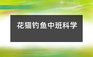 花貓釣魚(yú)（中班科學(xué)）