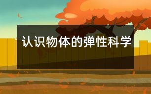 認識物體的彈性（科學(xué)）
