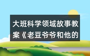 大班科學(xué)領(lǐng)域故事教案《老豆?fàn)敔敽退暮⒆觽儭贩此?></p>
<h3>1、大班科學(xué)領(lǐng)域故事教案《老豆?fàn)敔敽退暮⒆觽儭贩此?/h3><p> 活動(dòng)目標(biāo):</p><p> 1、認(rèn)識(shí)幾種常見的豆制品,知道黃豆和豆制品的關(guān)系。</p><p> 2、知道豆制品含有豐富營養(yǎng),愿意吃豆制品。</p><p> 3、觀察做豆?jié){,感知黃豆轉(zhuǎn)變?yōu)槎節(jié){的過程。</p><p> 4、探索、發(fā)現(xiàn)生活中的多樣性及特征。</p><p> 活動(dòng)重點(diǎn):</p><p> 認(rèn)識(shí)常見的豆制品,知道豆制品有營養(yǎng)。</p><p> 活動(dòng)難點(diǎn):</p><p> 了解豆制品和黃豆的關(guān)系。</p><p> 活動(dòng)準(zhǔn)備:</p><p> 干黃豆、盤子、杯子、泡水黃豆、豆?jié){機(jī)、抹布、各種豆制品圖片、豆制品、牙簽。</p><p> 活動(dòng)過程:</p><p> 一、認(rèn)識(shí)黃豆和豆制品</p><p> 1. 認(rèn)識(shí)豆腐皮、豆腐干</p><p> 講故事《老豆過生日》第一部分。</p><p> 提問:今天誰過生日?老豆?fàn)敔斞?qǐng)了誰?來了哪幾位奇怪的客人,他們是誰?我們來認(rèn)識(shí)一下這幾位客人。</p><p> 出示豆?jié){、豆腐皮、豆腐干圖片,請(qǐng)幼兒說一說他們的樣子。顏色、形狀、質(zhì)地等。</p><p> 小結(jié):豆?jié){是乳黃色的,像水一樣,有香香甜甜的味道……</p><p> 豆腐皮薄薄的,一片一片的、白白的(黃黃的)……</p><p> 豆腐干扁扁的,黃黃的、方方的……</p><p> 2. 認(rèn)識(shí)黃豆</p><p> 提問:小黃豆為什么說豆?jié){、豆腐皮和豆腐干不是自己的家人呢?那我們來看一看小黃豆又是長的什么模樣。</p><p> 出示黃豆實(shí)物,請(qǐng)幼兒觀察。</p><p> 提問:黃豆是什么樣子的?</p><p> 小結(jié):黃豆圓圓的,黃色的,小小的,摸起來硬硬的……</p><p> 3. 認(rèn)識(shí)其他豆制品</p><p> 豆?jié){、豆腐皮、豆腐干和小黃豆到底是不是一家人呢?我們來聽聽老豆?fàn)敔斒窃趺凑f的。</p><p> 講述故事最后一段。</p><p> 提問:老豆?fàn)敔敯汛鸢父嬖V我們了吧,他們是黃豆家族的么?為什么?</p><p> 小結(jié):這些食品都是由黃豆加工做成的,屬于黃豆家族。</p><p> 提問:黃豆家族里的成員可多了。小朋友想一想還有誰也是小黃豆的家人,會(huì)來給老豆?fàn)敔斶^生日呢?</p><p> 引導(dǎo):我們經(jīng)常吃的方方的一塊一塊的,白白嫩嫩的是誰呀?(豆腐),我把來祝壽的客人拍了相片,我們一起來看看有誰。</p><p> 出示其他豆制品圖片,向幼兒介紹名稱。</p><p> 小結(jié):這些黃豆家族的成員有一個(gè)名字:豆制品。黃豆家族的成員很多,而且長的都不太一樣,(教案出自:快思老師教案網(wǎng))他們都是用不同的方法從黃豆加工而來的。豆制品有這么多種,有乳黃色的像水一樣的豆?jié){,有白白嫩嫩的豆腐,有一片一片的豆腐干,有細(xì)細(xì)長長的干絲……</p><p> 二、觀察做豆?jié){</p><p> 提問:一顆顆小小的圓圓的黃豆是怎樣變成各種各樣的豆制品的呢?引導(dǎo)幼兒大膽猜想和表達(dá)。</p><p> 提問:如果你是小豆,你想變成誰?</p><p> 我們一起來看一看黃豆到底是怎樣變成豆?jié){的。</p><p> 演示做豆?jié){的過程。做之前豆子是什么樣子的?水是什么樣子的?做之后豆子變成什么樣了?水有什么變化?刀片式干什么用的?</p><p> 三、結(jié)束部分</p><p> 提問:為什么幼兒園經(jīng)常給小朋友喝豆?jié){?為什么我們也經(jīng)常吃豆制品?</p><p> 小結(jié):豆制品里含有豐富的營養(yǎng),小朋友需要多吃各種豆制品。</p><p> 故事:老豆過生日</p><p> 老豆和小豆都是黃豆,老豆是爺爺,小豆是孫子。今天老豆過生日,他邀請(qǐng)黃豆家族的成員來慶祝。小豆高興極了,一大早就在家門口迎接客人,一個(gè)個(gè)做登記。呀!這門前站滿了他的家人,好多黃豆都跑來給老豆?fàn)敔斪邸?/p><p> 不一會(huì),又來了幾位客人。一個(gè)是乳黃色的豆?jié){,一個(gè)是薄薄的豆腐皮,最后一個(gè)是黃黃的豆干,他們跑到老豆?fàn)敔斆媲坝质蔷瞎?,又是行禮,祝老豆生日快樂!</p><p> “對(duì)不起!你們走錯(cuò)了門了,這里是黃豆家族!”小豆攔住幾位客人。</p><p> “沒錯(cuò)沒錯(cuò),就是這兒,哎,好久沒回來了,終于找到家門了?!倍垢ふf:“小豆,你不認(rèn)識(shí)我們啦?”愛插嘴的豆腐干說。小時(shí)候我們還在一起玩過呢,那時(shí)候我們和你長的一模一樣。”</p><p> 小豆睜大眼睛看著這幾位客人,覺得很奇怪。他想肯定是搞錯(cuò)了,他們?cè)趺磿?huì)是我的家人呢?沒一個(gè)長的和我像的。</p><p> 老豆?fàn)敔斝χ鴮?duì)小豆說,“哈哈哈,小豆,他們都是你的哥哥姐姐,以前他們和你一樣是個(gè)小黃豆,后來他們出去了,經(jīng)歷了一些事情,被人們通過一些方法加工一下就變成了現(xiàn)在的模樣。好了好了,你知道他們都是你的哥哥姐姐就是了,趕緊請(qǐng)大家請(qǐng)進(jìn)來,一起過吃飯吧。”</p><p> 課后反思:</p><p> 第一次嘗試?yán)L本教學(xué),沒有經(jīng)驗(yàn),也沒有太多的范本可以借鑒,只是摸索著。課前我拿著這本繪本讀物反反復(fù)復(fù)地看了幾遍,先抓住這個(gè)故事所要表達(dá)的主題,傳遞的情感,及重復(fù)而富有節(jié)奏的文字講述,再來設(shè)計(jì)教學(xué)過程。我利用“猜”故事,“說”故事,“講”故事等多種形式引起孩子的閱讀動(dòng)力。在觀察封面認(rèn)識(shí)故事主人公猜故事時(shí),孩子興趣濃,可是沒想到有位孩子閱讀過這個(gè)故事,大聲叫著,一下子就把謎底揭曉了,打亂了我的教學(xué)設(shè)計(jì),為了避免再出現(xiàn)這種情況,就悄悄地告訴她,你要保密,仔細(xì)聽聽老師和媽媽將的故事是否一樣,有什么不同?于是陽陽靜下心來仔細(xì)聽講,其他小朋友也不再去詢問她故事情節(jié),注意力又回到老師身上。接著,我點(diǎn)擊電子書籍,通過提問引導(dǎo)幼兒感受故事情節(jié)。孩子們學(xué)得很投入,小手都學(xué)著我的樣子做成剪刀狀“喀吱喀吱”地剪著,學(xué)說著描寫爺爺有辦法的句子。</p><p> 特別是第一次問他們,你們猜爺爺會(huì)給約瑟做什么呀?孩子們回答范圍比較窄,后來慢慢進(jìn)入情景,展開想象,象“褲子、帽子”的答案都很不錯(cuò)。再次預(yù)設(shè)問題,激起幼兒獨(dú)立閱讀的欲望。通過獨(dú)立閱讀,后面的故事發(fā)展情節(jié),幼兒能迅速地理解掌握并講一講。最后在問題“為什么爺爺每次都有辦法”?體會(huì)爺爺對(duì)約瑟的愛時(shí)孩子們說得非常好,因?yàn)橛行∨笥迅嬖V我:“老師上次我們聽過《猜猜我有多愛你》的故事,也是講愛的?!笨磥砦覀兊男∨笥涯芘e一反三了。</p><p> 存在的問題是幼兒在閱讀時(shí)只關(guān)注到故事情節(jié)的發(fā)展,沒有細(xì)致地去觀察媽媽、約瑟表情、動(dòng)作的變化,需老師及時(shí)地啟發(fā)引導(dǎo)。</p><h3>2、大班科學(xué)教案《小豆子的旅行》含反思</h3><p><strong>設(shè)計(jì)意圖:</strong></p><p> 隨著人民生活水平的提高,家長為孩子提供的飲食也越來越富有營養(yǎng),但依然有許多家長抱怨孩子不能好好吃飯,孩子的健康不能得到保證,原因是許多幼兒有一些不良的飲食衛(wèi)生習(xí)慣,如:不吃早飯、大量喝飲料、吃冷飲、不定時(shí)大便等。為了使孩子們明白食物在體內(nèi)消化吸收的過程,養(yǎng)成良好的飲食和衛(wèi)生習(xí)慣,學(xué)習(xí)保護(hù)自己的健康,我設(shè)計(jì)了本次活動(dòng)。</p><p><strong>活動(dòng)目標(biāo):</strong></p><p> 1.讓幼兒了解各消化器官的功能和食物在人體內(nèi)消化吸收過程</p><p> 2.學(xué)習(xí)簡單的自我保護(hù)方法</p><p> 3.培養(yǎng)幼兒良好的飲食和衛(wèi)生習(xí)慣</p><p> 4.發(fā)展動(dòng)手觀察力、操作能力,掌握簡單的實(shí)驗(yàn)記錄方法。</p><p> 5.培養(yǎng)探索自然的興趣。</p><p><strong>活動(dòng)準(zhǔn)備:</strong></p><p> 《小豆子的旅行》PPT、消化圖。</p><p><strong>活動(dòng)過程:</strong></p><p> 一、談話導(dǎo)入,激發(fā)興趣。</p><p> 師:我們天天都要吃東西,那么吃下往的食物到哪里去了呢?又是怎樣在我們身體里面